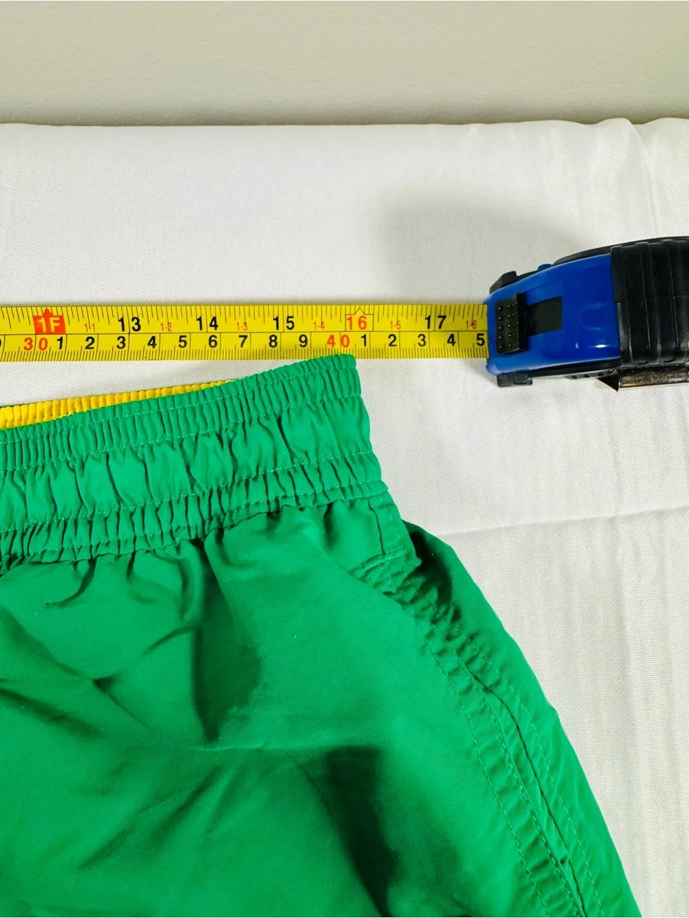 Ralph Lauren Bright Green Swim Trunks with Yellow Pony